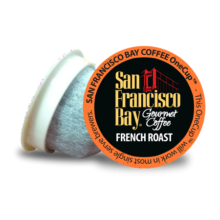 Coffee Keurig San Francisco Bay San Francisco Bay French Roast OneCup Coffee Pods, 80 Count - Compatible with Keurig & K-Cup Coffee Makers ()