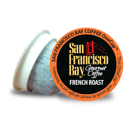 San Francisco Bay French Roast OneCup Coffee Pods, 80 Count - Compatible with Keurig & K-Cup Coffee