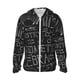 thumbnail image 1 of Fotbe Black Scientific Chaqueta con Protección Solar UPF 50+ para Hombre y Mujer, Camisa con Capucha y Bolsillos-XX-Large, 1 of 7