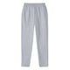 thumbnail image 1 of Pantalones largos de moda para hombre con cordón, cintura elástica, color sólido, pantalones casuales largos de chándal, pantalones para hombre, 1 of 5