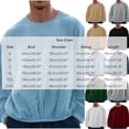 thumbnail image 3 of hoksml Men s Crew Neck Sweatshirt Cropped Loose Drop Shoulder Elastic Waist for Casual Daily Work Outdoor Comfort, 3 of 5