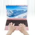 thumbnail image 1 of Ordinateur Portable HD 14 Pouces, Ordinateur Portable Or Rose, Processeur Quad Core Intel, 8 Go RAM, BT 4.2, WiFi, Interface Multimédia HD, Webcam, Windows 11, pour Vidéoconférence, 1 of 7