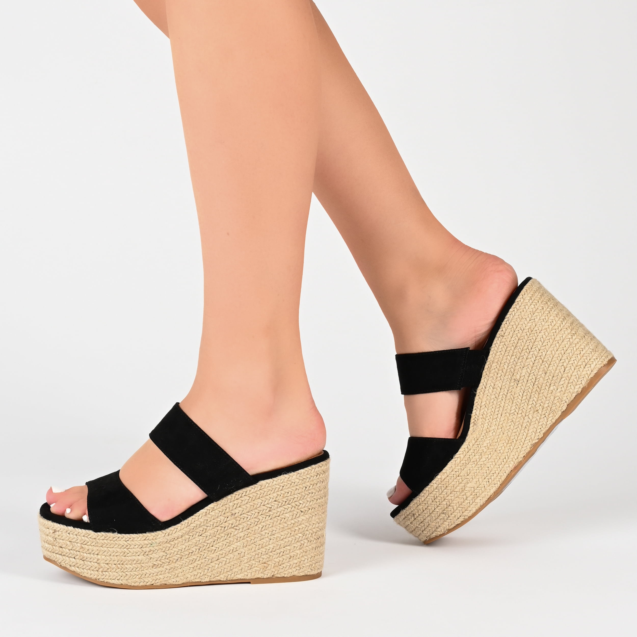 Journee Womens Ilyana Wedge Heel Espadrille Sandals