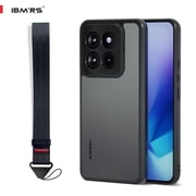 IBMRS [Anti-Scratch Double Coating] For Xiaomi 14pro Case, Translucent Shockproof Phone Cover (Camo Black)