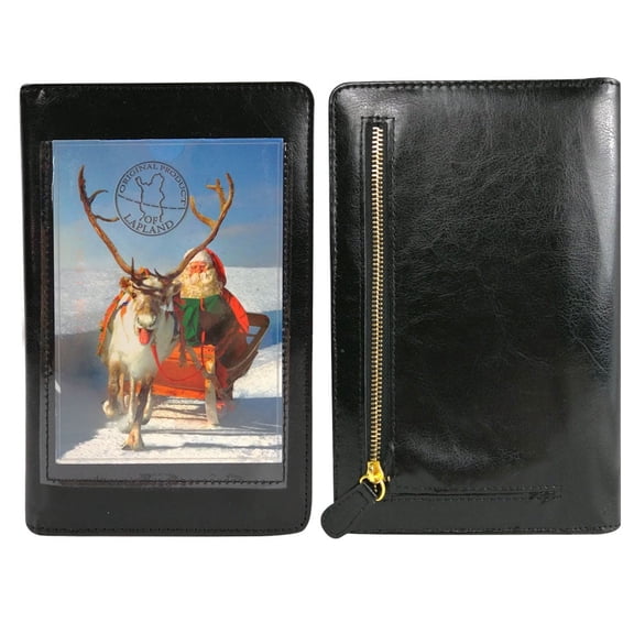 MSP Portfolio Unisex Modern Bifold Wallets, Black