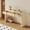 Apricot Cream, variant on Modern Console Table with 2 Storage Drawers,Narrow Foyer Sofa Table with Adjustable Foot Pads,Fluted Table with Rounded Silhouette,for Hallway Living Room and Entryway,Navy Blue