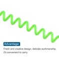 thumbnail image 4 of Unique Bargains Plastic Wrist Coil Keyring Stretchable Spiral Keychain, Light Green 5 Pack, 4 of 5