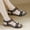 Black, variant on Blue Ladies Sandals Flat Gladiators Summer Slip On Mothers Day
