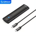 thumbnail image 1 of ORICO M2 SSD Enclosure NVMe 10Gbps PCIe SSD Box For M.2 NVMe NGFF SATA SSD Disk Tool Free M.2 SSD Case Built-in Metal Heat Sink, 1 of 4