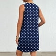 thumbnail image 4 of Birdeem Robes pour Femmes Mode Décontractée Confort Aguichant Imprimé Poche Sans Manches Col Rond Robe, 4 of 10