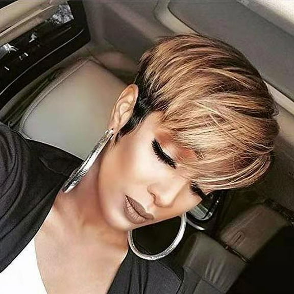 Short Pixie Cut Hair Wig Short Hairstyles Synthetic Wigs for Women Short Hair Wigs for Wome Replacement Wigs A10