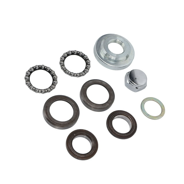 Kit de Roulement de Direction de Moto, Roulement de Tête de Tige de Direction en Alliage d'Aluminium à Haute Résistance 9pcs Remplacement Solide pour CRF50 Z50 Z50R pour Scooter