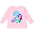 thumbnail image 3 of Inktastic Second Birthday Mermaid Girls Long Sleeve Toddler T-Shirt, 3 of 5