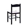 thumbnail image 6 of Linon Julian Wood Set of Two Side Dining Chairs in Black, 6 of 15