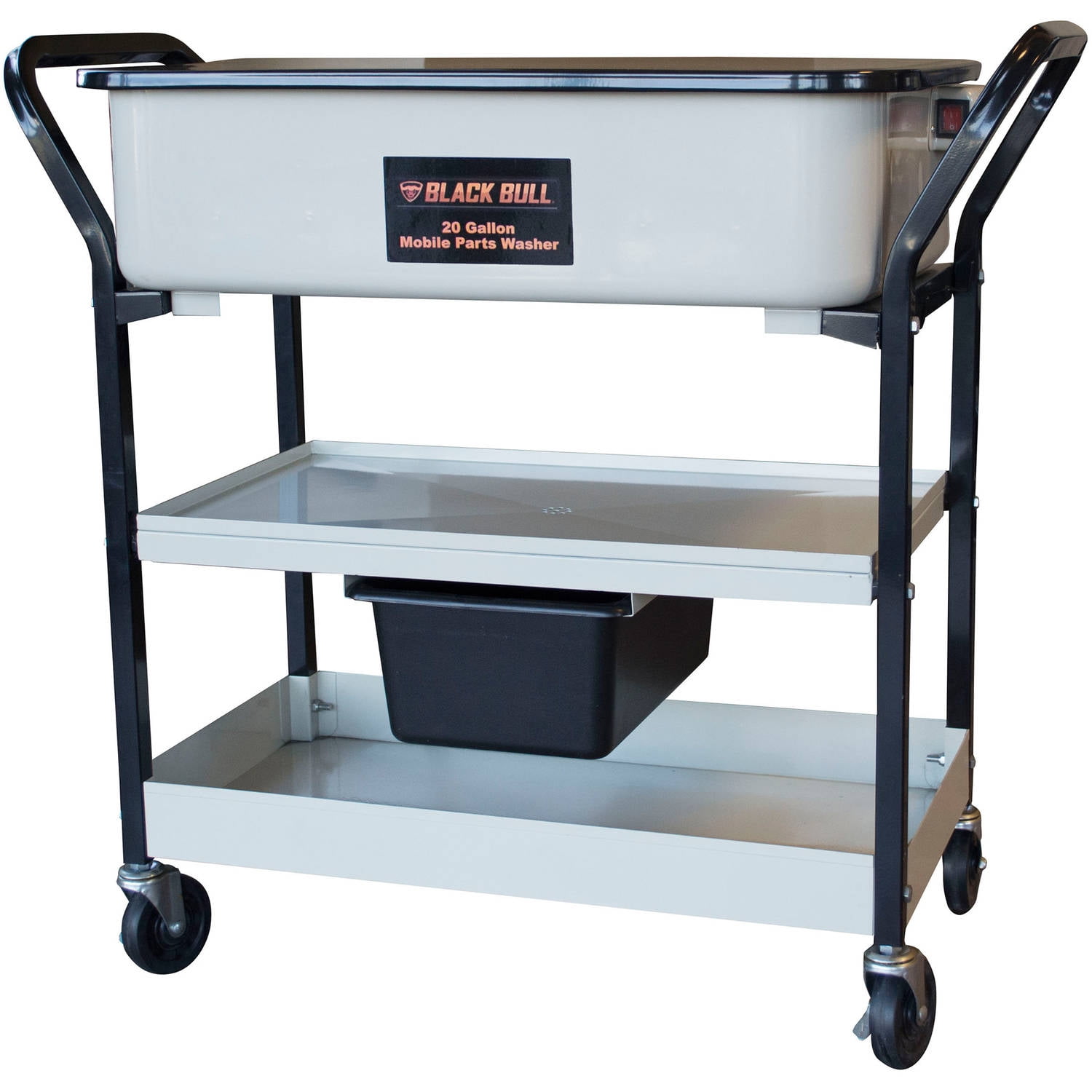 Black Bull PPWASH20 Portable Parts Washer with 20 Gallon Capacity