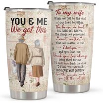 Valentines Day Gifts For Her - Birthday Gifts for Wife & Romatic Gifts for Her For Anniversary Christmas Gifts For Wife Gifts For Women - Stainless Steel Tumbler 20oz I Love You Wife Gifts