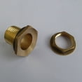 thumbnail image 5 of FANJIE 2PCS 1/2" Brass Water Tank Connector Rain Barrel Rain Buckets Connection, 5 of 9