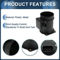 thumbnail image 4 of Unique Bargains Mass Air Flow Sensor Assembly No.A36612R71 MAF Air Flow Sensor for Subaru Forester 2003-2025 Plastic Metal 1 Pc, 4 of 6