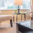 thumbnail image 4 of 28" Inch Round Glass Table Top 1/2" Thick Tempered Beveled Edge by Fab Glass and Mirror, 4 of 4