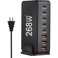 thumbnail image 1 of Cargador USB C InnotechSc Estación de Carga Rápida 8 Puertos 268 W con 5 USB-C + 3 USB-A, 1 of 11