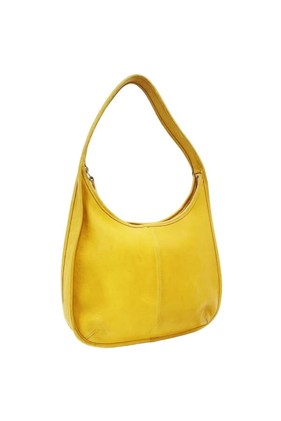 Pre-Owned Coach Ergo Shoulder Bag in Yellow Leather (9025) - Old (AHN-16039) (Fair)