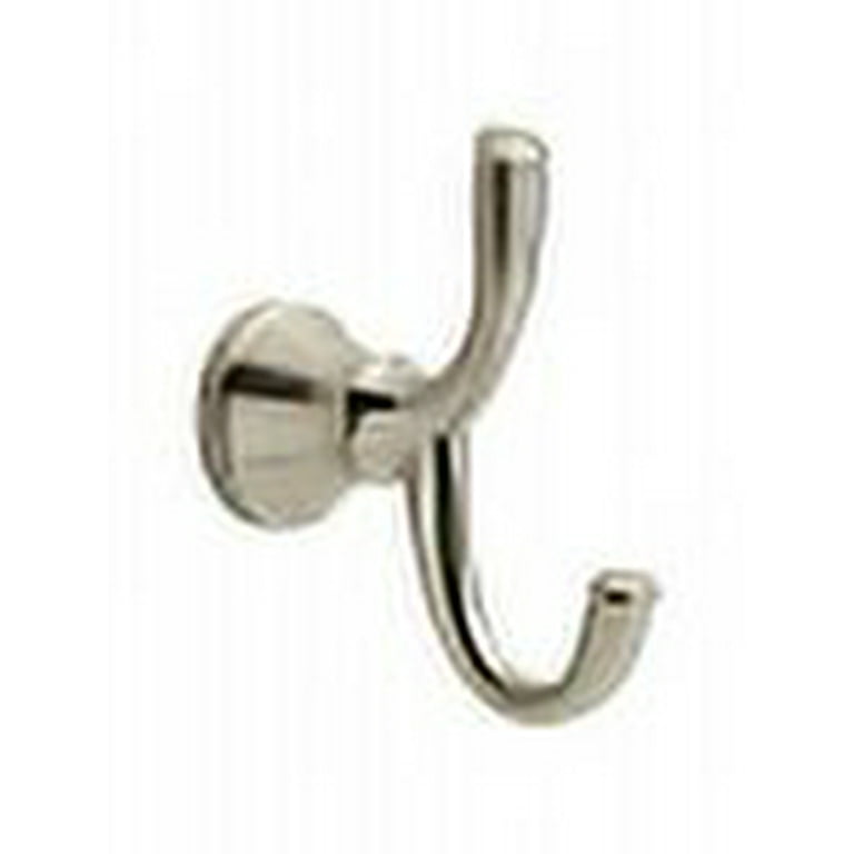 Delta Lorain Double Hook Brushed Nickel Towel Hook Delta Lorain Double Hook Brushed Nickel Towel Hook