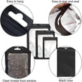 thumbnail image 4 of 300 Pack 3 Sizes Resealable Mylar Bags Food Storage Smell Proof Bags with Front Window Packaging Pouch for Sample Snack Cookies Jewelry (Black, 3 x 4.7 inch,4 x 6 inch,4.7 x 7.9 inch), 4 of 4