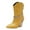 Yellow, variant on TKYCMSUAKI Womens Cowboy Boots,Womens Cowboy Boots, Cowgirl Western Mid Calf Boots Pull On Zipper Booties Chunky Heel Pointed Toe Dressy Leather Western Boot Shoes