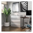 thumbnail image 2 of Alera Lateral File, 3 Legal/Letter/A4/A5-Size File Drawers, Light Gray, 36" x 18.63" x 40.25", 2 of 7