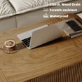 thumbnail image 5 of TOKSOM 47.24" Lift Top Coffee Table with Storage - Modern Walnut Finish, Hidden Compartment & 2 Drawers, Mid-Century Design for Living Room, Apartment, Small Space - Sturdy Metal Lift Mechanism, 5 of 11
