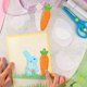 thumbnail image 4 of 48pcs/set Acrylic Easter Ornament Blanks Hanging Tree Pendant Clear Bunny Chick Egg Carrot DIY Craft with Hole, 4 of 5