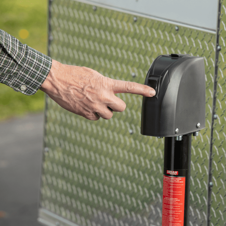 Uriah Products 12V DC Electric Trailer Jack | 2,000 lbs Lift Capacity, with Hard-Wire Connection