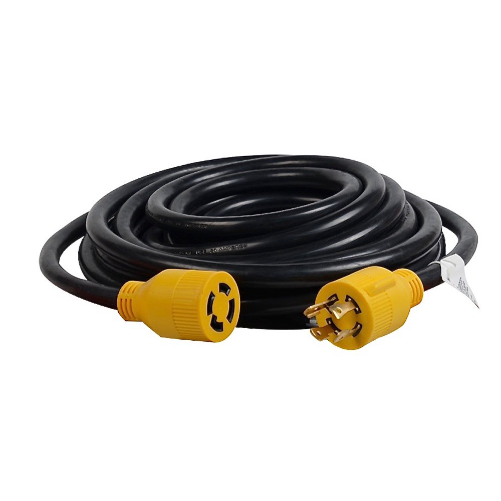 MaxWorks 80841 GEC3025 25 Ft. Heavy Duty Generator 4Prong Twist Lock
