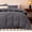 Dark Grey, variant on Sleep Zone Washed Jacquard Stripe Duvet Cover Set Twin/Twin XL, OEKO-TEX Soft Breathable Bedding, Lightweight All-Season Use, Hidden Zipper & Corner Ties, Machine Washable (White, Twin/Twin XL)