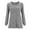 Gray, variant on Women Square Neck Long Sleeve Tops Casual Loose Fit Fall Shirts Sweatshirt for Legging (Pink, S)