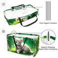 DJROW Cat Pattern Reusable Grocery Bag Portable Folding Picnic Grocery