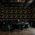 thumbnail image 5 of Boho Peel and Stick Wallpaper Dark Woodland Luminous Butterflies Spiral Wall Mural 23.6in x 9.8ft Self Adhesive Removable Wall Paper Renter Friendly Wallpaper for Nursery Bedroom Cabinets, 5 of 8