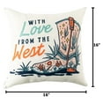thumbnail image 6 of Mainstays SW Love West Reversible Outdoor Throw Pillow 16 Inch Multicolour Novelty, 6 of 6