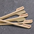 thumbnail image 6 of BambooMN Wild Caught Food Marking Bamboo Paddle Skewer Picks - 3.5" (8.9cm) - 100 Pieces, 6 of 7