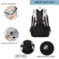 thumbnail image 4 of FORMRS Unisex School Backpack 17" Student Travel Bag with Laptop Compartment, Colorful Abstract Pattern, 4 of 7
