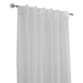 thumbnail image 4 of Loft Living Arezzo Sheer Dual Header Single Curtain Panel 52 x 95 in White, 4 of 6
