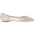 thumbnail image 1 of Badgley Mischka Gigi Ivory Satin/Suede/Mesh, 1 of 5
