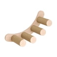 thumbnail image 2 of Estante de pared para gatos, escalones de pared fáciles de instalar con escaleras de yute y poste rascador de madera para saltar y jugar., 2 of 9