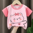 thumbnail image 2 of Gubotare Boys T Shirts Funny Boys' Graphic Tee - Soft and Breathable Classic Crewneck Short Sleeve Pullover T-Shirt for Boys Sizes 3-4T (Pink,3-4 Years), 2 of 4