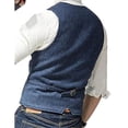 thumbnail image 2 of Chalecos de negocios casuales para hombres, chaleco ligero, chaleco de traje ajustado, 2 of 5