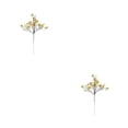 thumbnail image 3 of Kearding Adornos de decoración de árbol de Navidad rama de flor de bayas artificiales de Navidad Type3 NO3, 3 of 6
