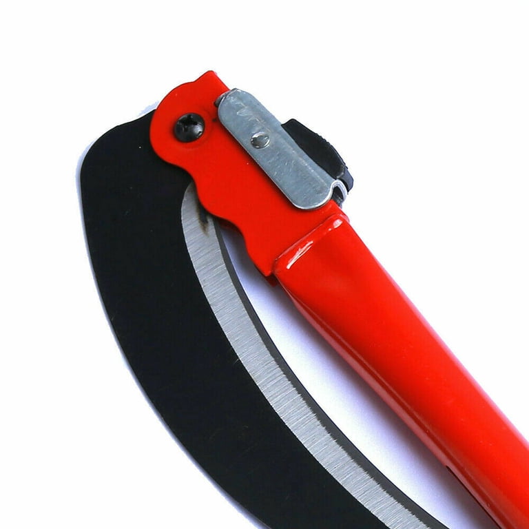 Japanese Weeding Scythe - 14.96 Curved Blade Garden Tool For Mowing & Pruning