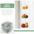 thumbnail image 6 of PBPBOX Fruit Basket For Kitchen Wall Mounted Silver Iron 1Set Space Saving, 6 of 8