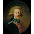 thumbnail image 2 of Henri-Pierre Danloux 20x24 Gold Ornate Framed and Double Matted Museum Art Print Titled - Portrait of a Carabinier Officer (1785), 2 of 4
