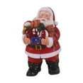 thumbnail image 3 of Santa Claus Statue Resin Figurine Hand Painted Christmas Decor for Home Tabletop Winter Festival, 3 of 9